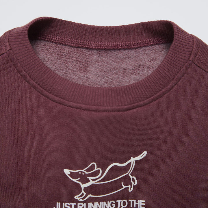 Moudda ZARA - Sweat enfant imprimé chien saucisse - Tunisie 3