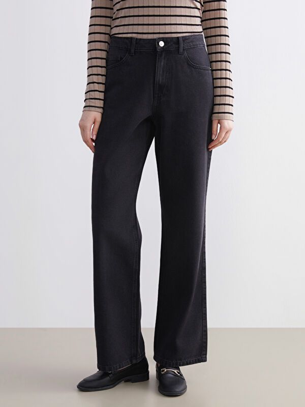 Moudda LC Waikiki - Pantalon en jean tissé cv pour Femmes - Tunisie 2