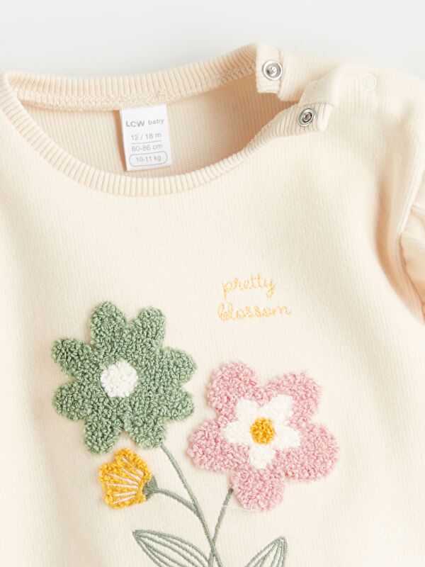 Moudda LC Waikiki - Ensemble en jersey Fille Beige clair - Tunisie 3