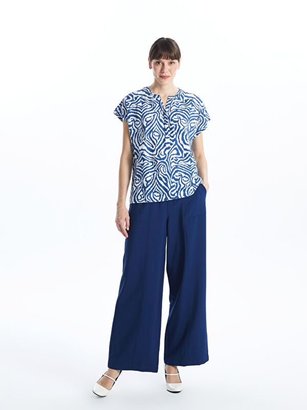 Moudda LC Waikiki - Chemisier (blouse) imprimé manches courtes en tissu pour Femme - Tunisie 2