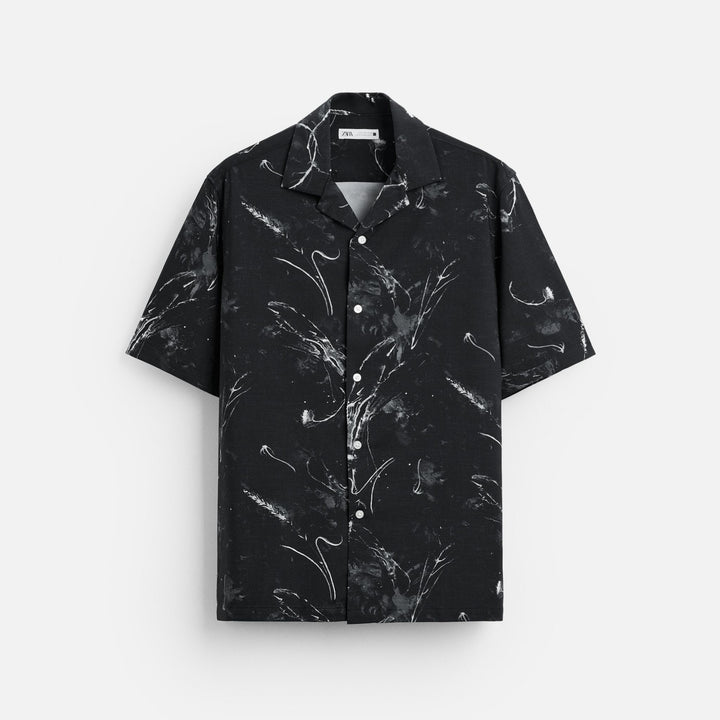 Moudda ZARA - Chemise Super Stretch - Brochazo Imprimé - Tunisie 1