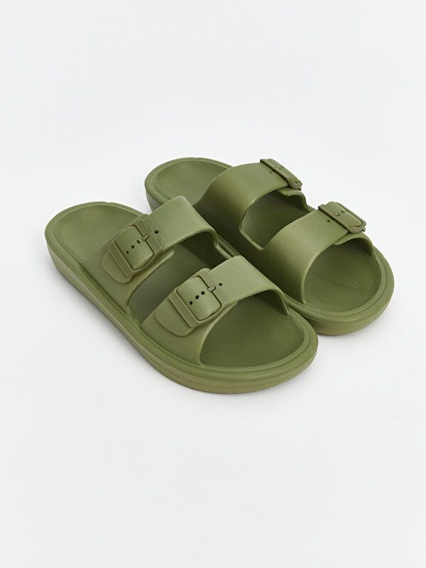 Moudda LC Waikiki - Pantoufles pour Garçon couleur Vert kaki - Tunisie 1