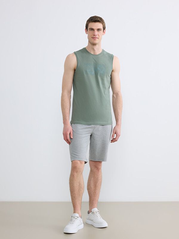 Moudda LC Waikiki - Débardeur en jersey pour Homme couleur Kaki clair - Tunisie 2