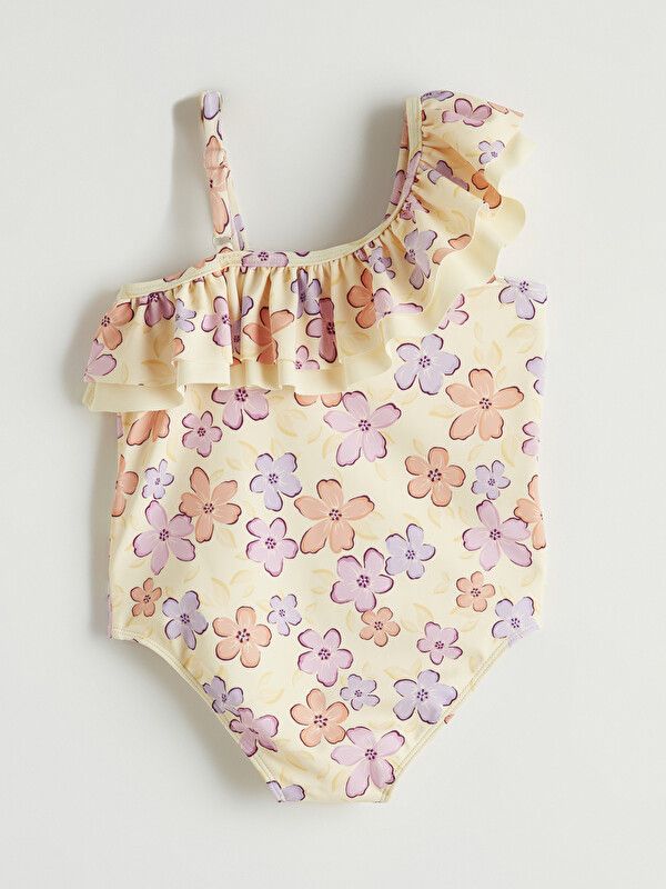 Moudda LC Waikiki - Maillot de bain en jersey pour Fille couleur Vanille imprimé - Tunisie 3
