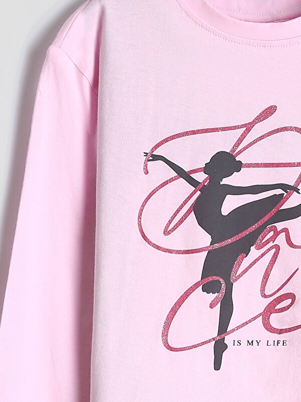 Moudda LC Waikiki - Body en jersey manches longues Fille Lilas rose - Tunisie 3