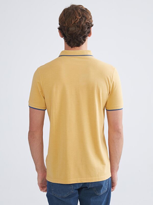 Moudda LC Waikiki - T-shirt col polo basique manches courtes en jersey - Tunisie 4