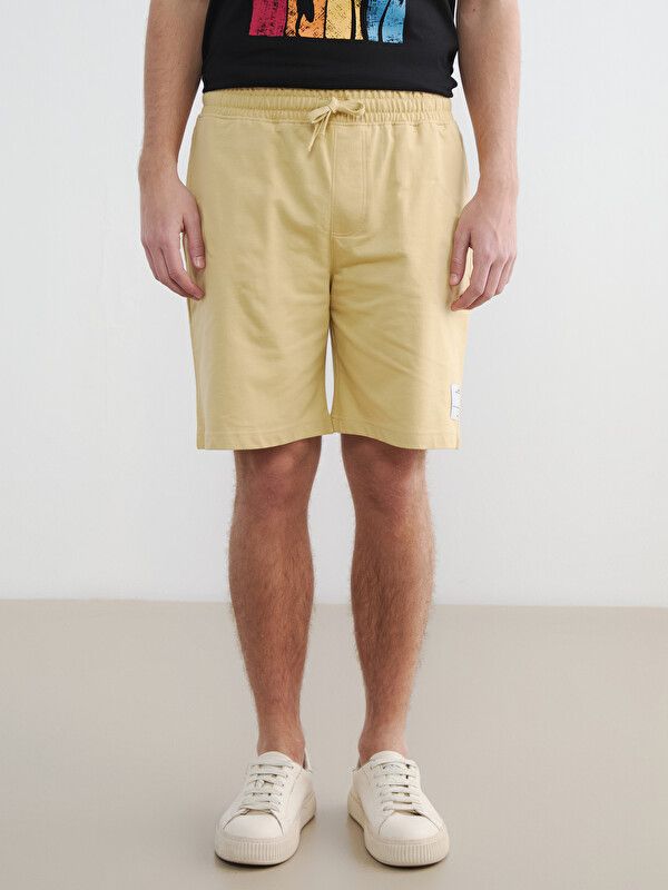 Moudda LC Waikiki - Short / Bermuda en jersey pour Homme couleur Jaune terne - Tunisie 2