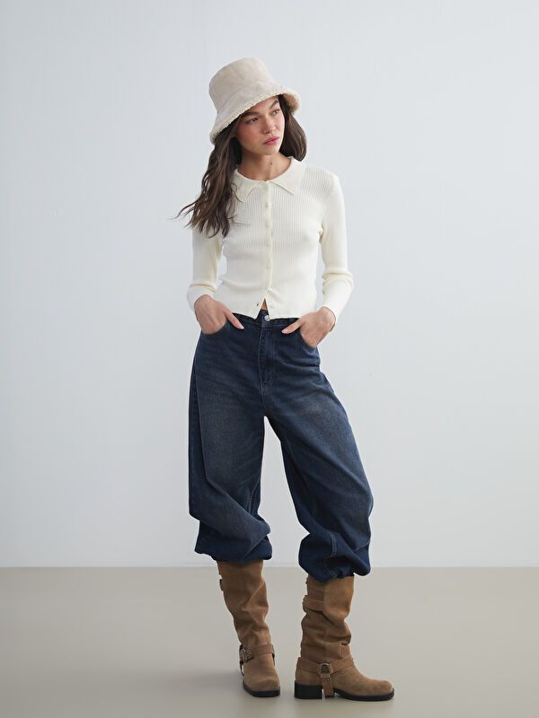 Moudda LC Waikiki - Cardigan en tricot Femme Ecru - Tunisie 2