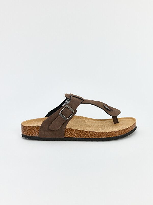 Moudda LC Waikiki - Pantoufles pour Homme couleur Marron - Tunisie 2