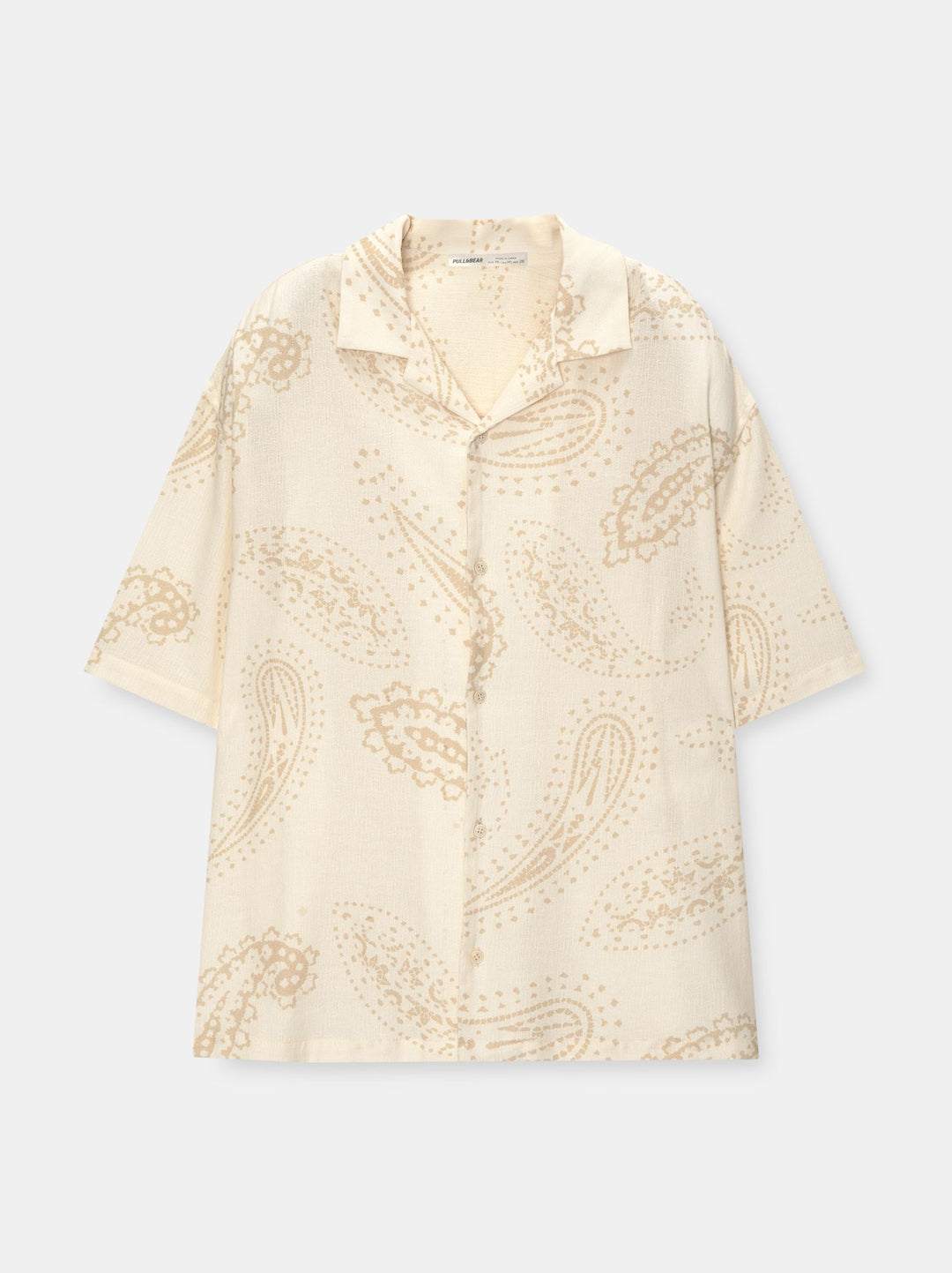 Moudda PULL & BEAR - Chemise Demi-Manches Imprimé Chill Paisley - Tunisie 2