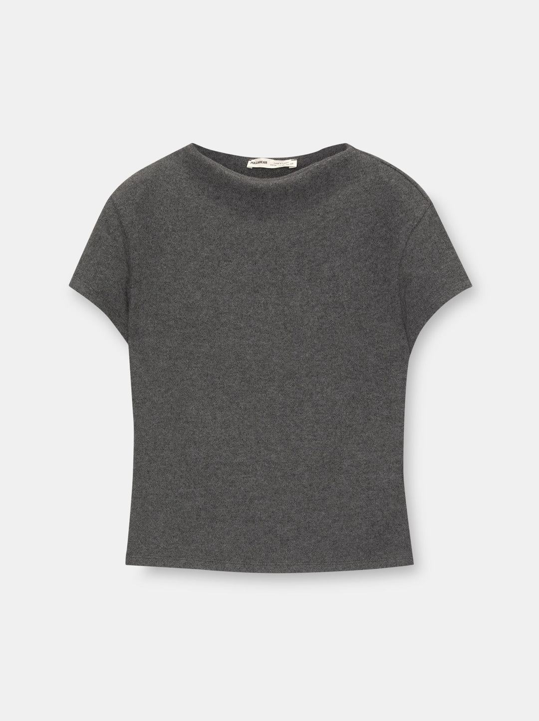 Moudda PULL & BEAR - Body Manches Courtes Col Cheminée Soft Touch - Tunisie 3