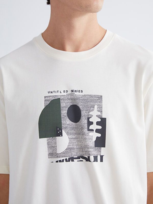 Moudda LC Waikiki - T-shirt imprimé manches courtes en jersey - Tunisie 3