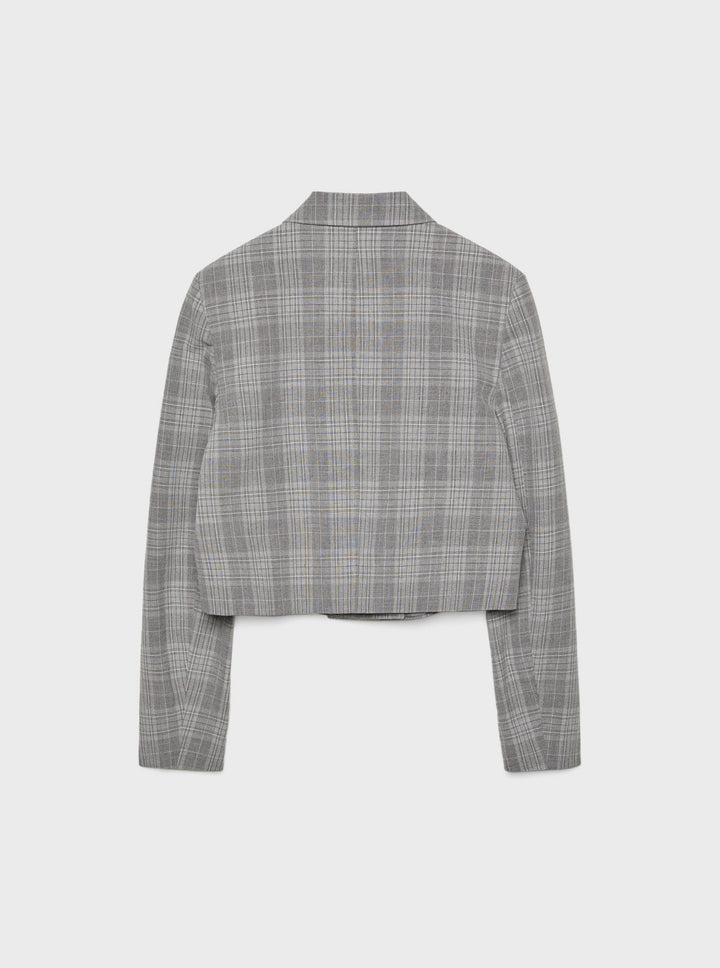 Moudda STRADIVARIUS - Blazer Crop à Carreaux - Tunisie 1