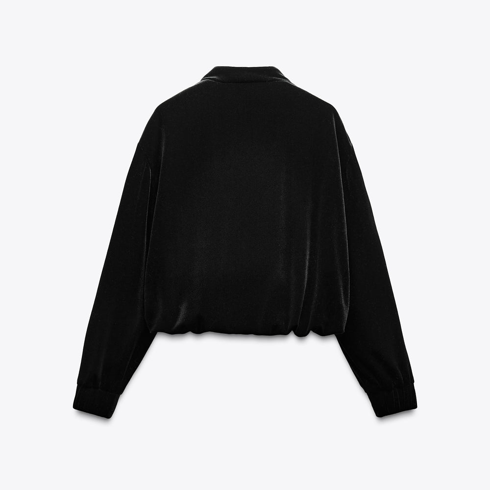 Moudda ZARA - Veste Bomber - Velours & Bas Ajustable - Tunisie 2