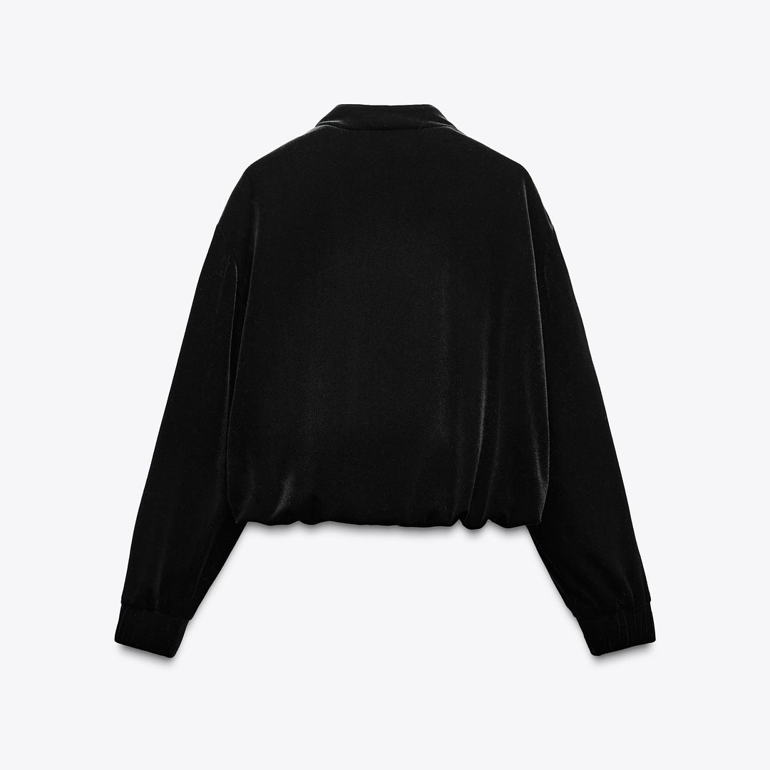 Moudda ZARA - Veste Bomber - Velours & Bas Ajustable - Tunisie 2