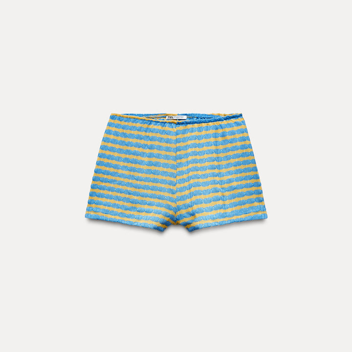 Moudda ZARA - Short Jacquard Rayé (Ensemble) - Tunisie 1