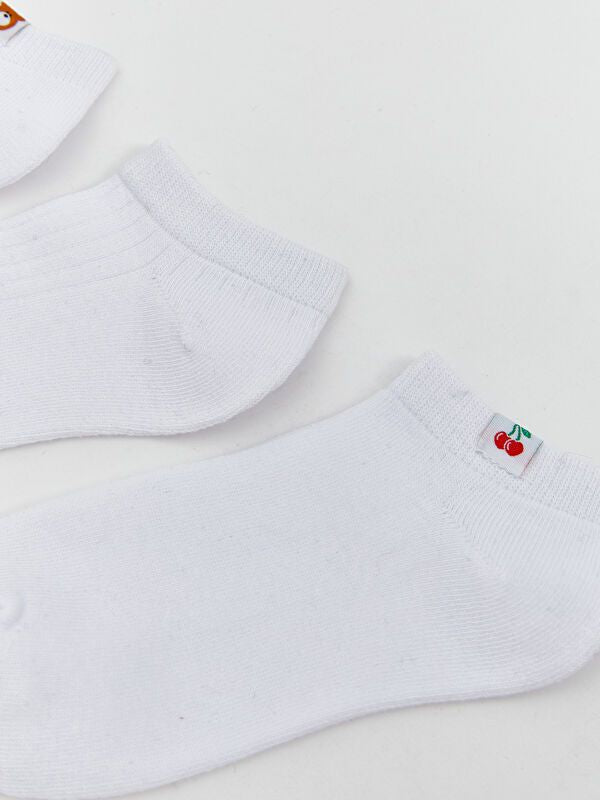 Moudda LC Waikiki - Chaussettes pour sneakers Fille Blanc brillant - Tunisie 2