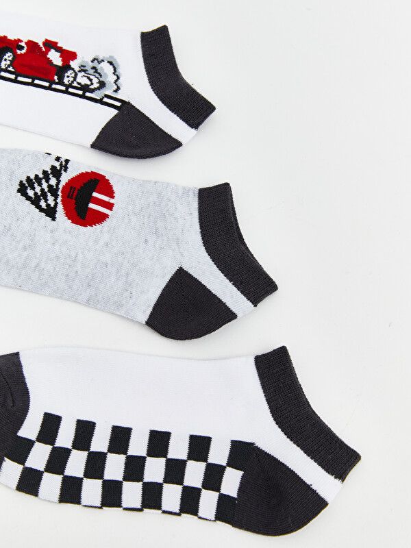 Moudda LC Waikiki - Chaussettes liner trainer (sport) pour Garçon couleur Mélange teint fil - Tunisie 3
