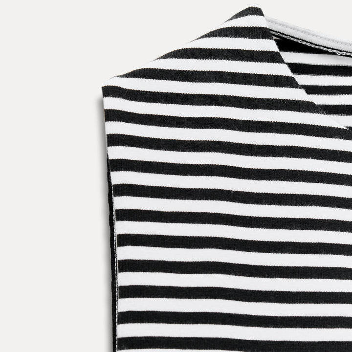 Moudda ZARA - T-shirt coton élasthanne, col rond, court, manches courtes - Tunisie 4