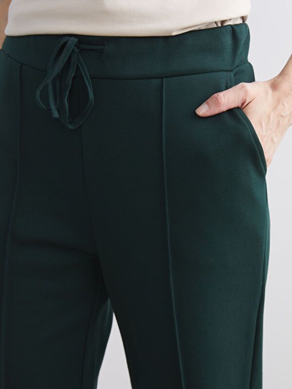 Moudda LC Waikiki - Pantalon jersey Femme Vert foncé - Tunisie 3