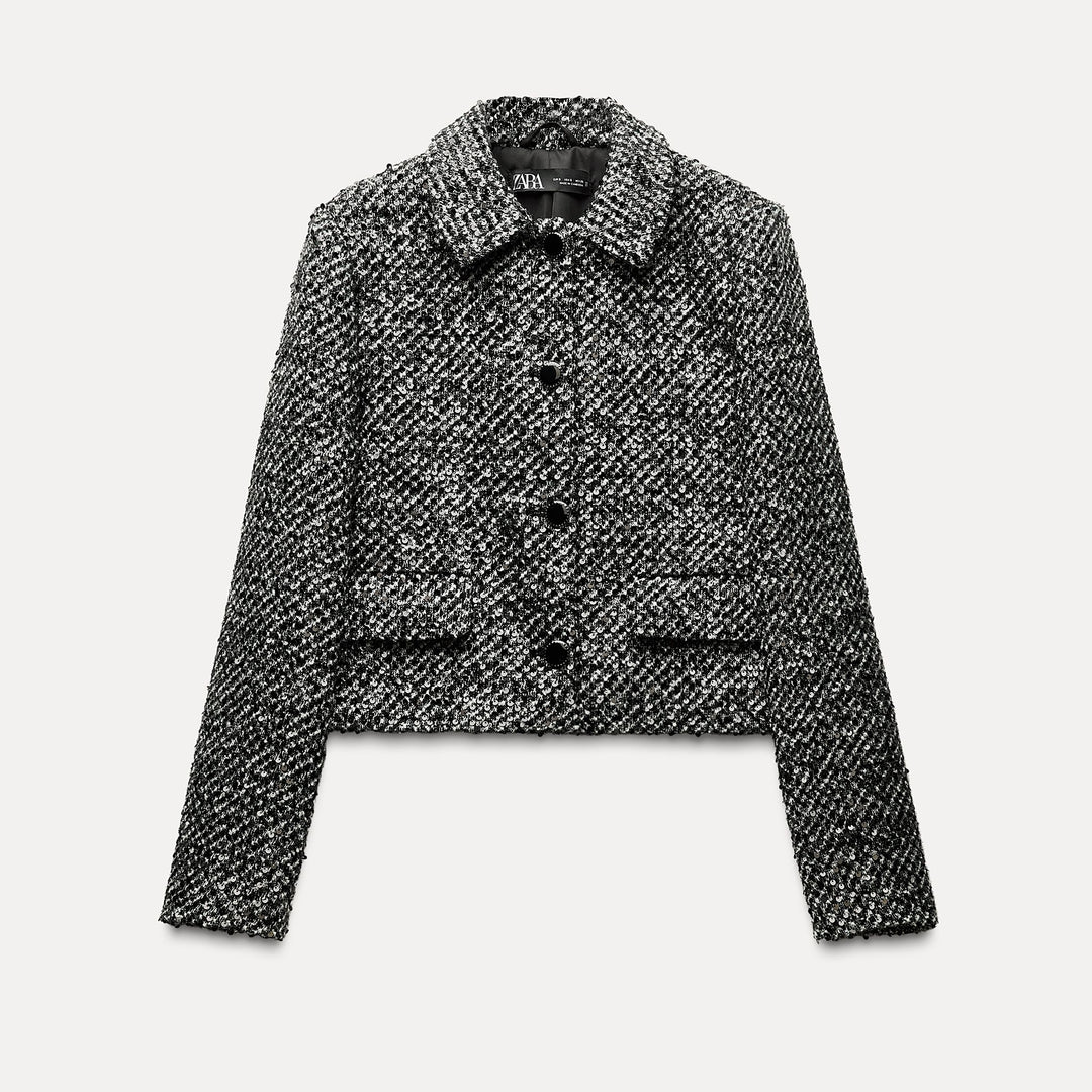 Moudda ZARA - Blazer Court Col Chemise - Tunisie 1