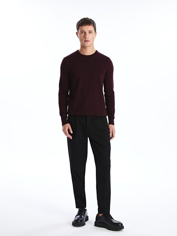 Moudda LC Waikiki - Pull en tricot Homme Bordeaux - Tunisie 3