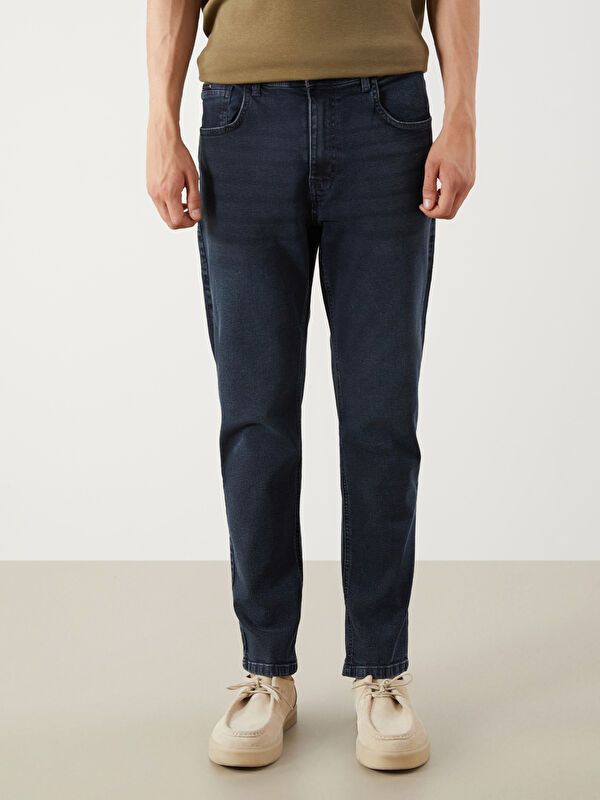 Moudda LC Waikiki - Pantalon jean tissé basique Homme Rodéo noir - Tunisie 2