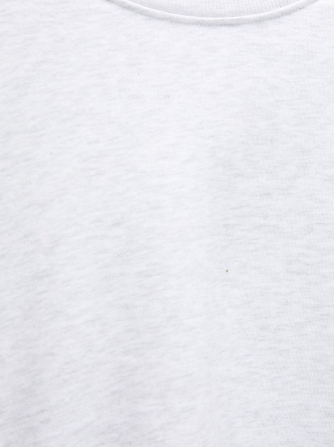 Moudda PULL & BEAR - Sweat Basique Crop Col Rond Fleece Gris Clair - Tunisie 2