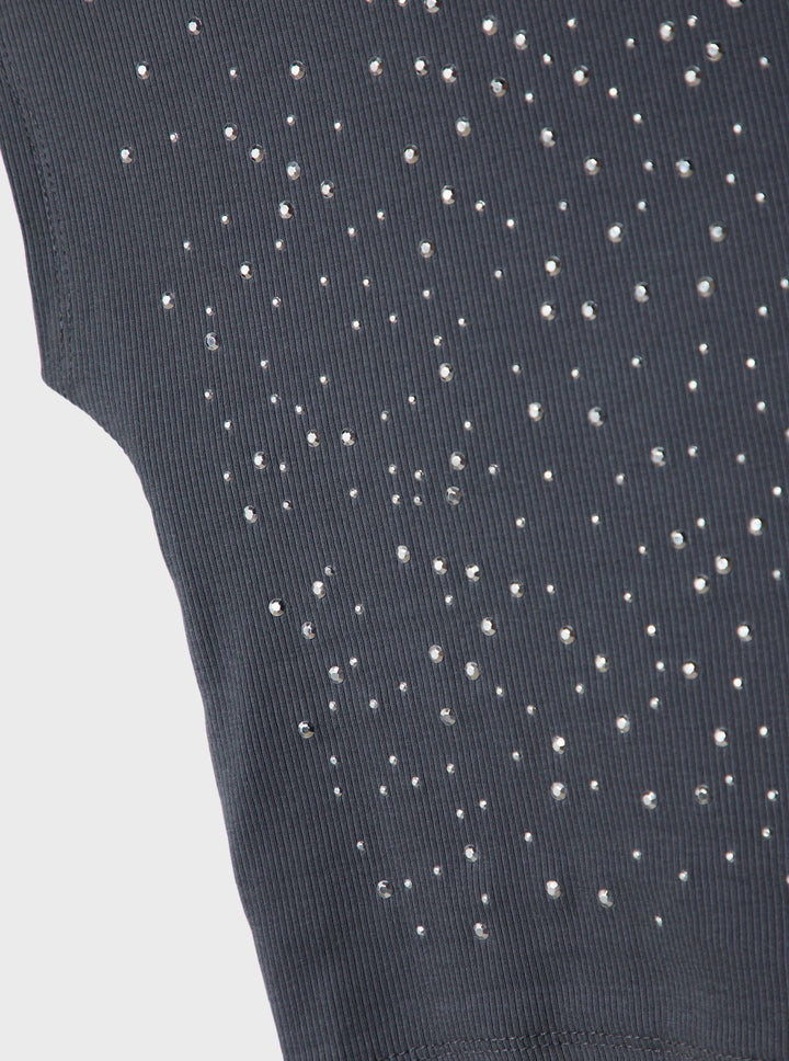 Moudda STRADIVARIUS - T-Shirt Mini Manches avec Clous - Tunisie 3