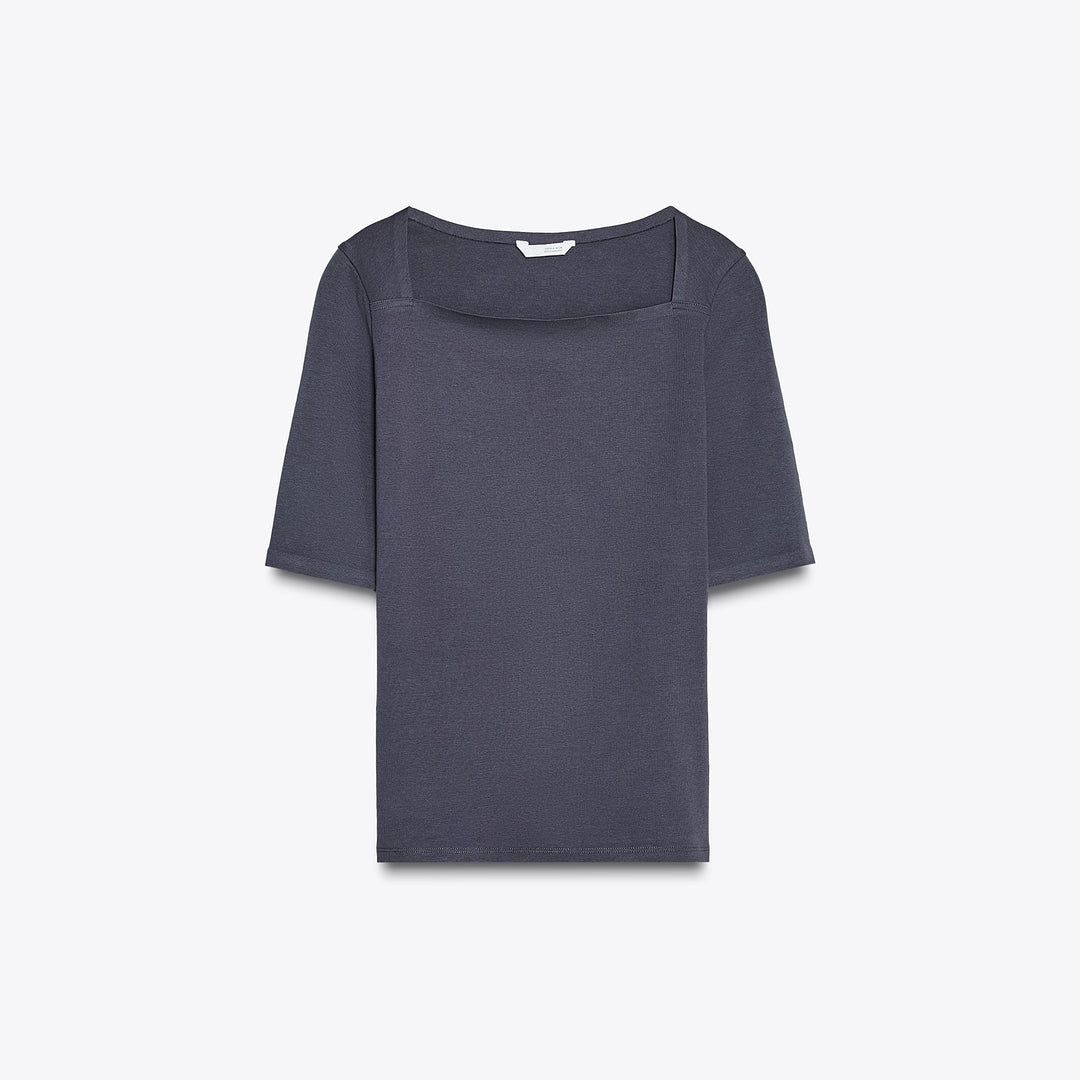 Moudda ZARA - T-Shirt - Coton/Élasthanne & Encolure Carrée - Tunisie 1