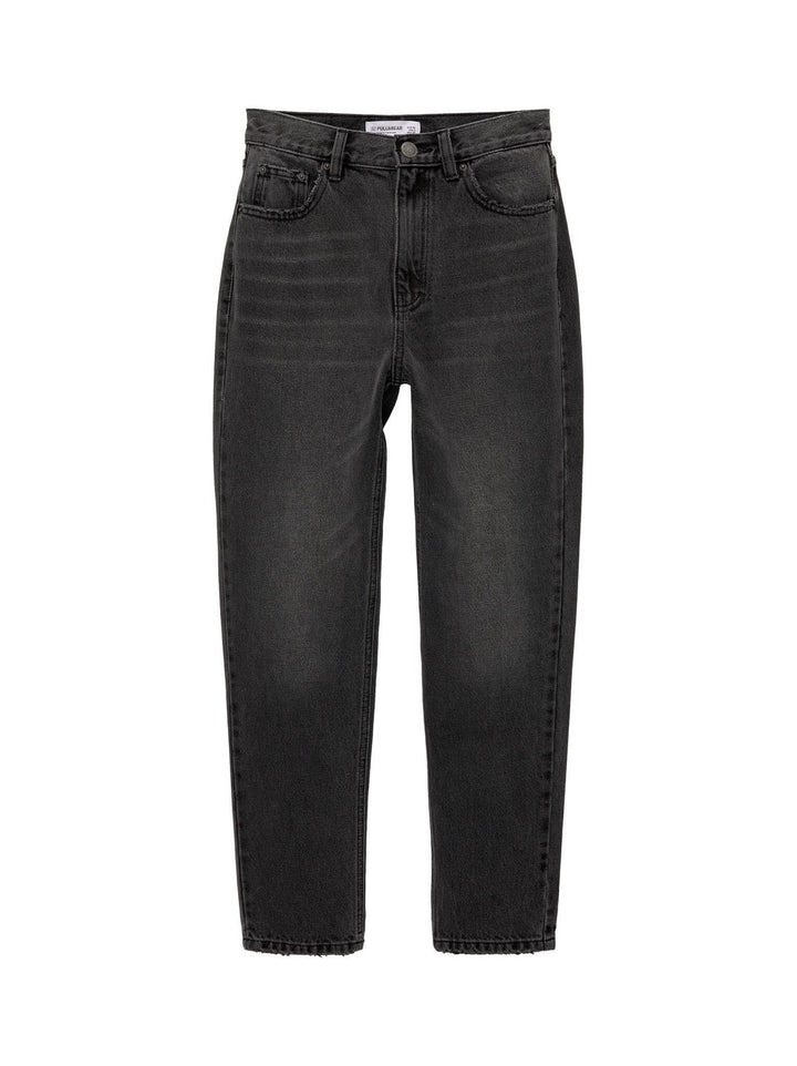 Moudda PULL & BEAR - Pantalon Mom Blanc - Tunisie 4
