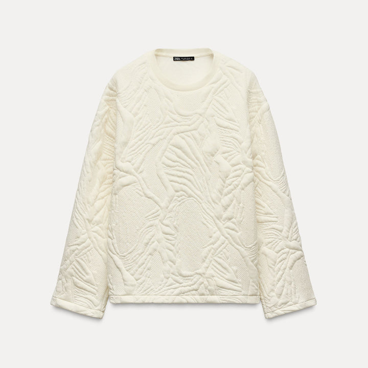 Moudda ZARA - Sweat Matelassé Col Rond - Tunisie 2