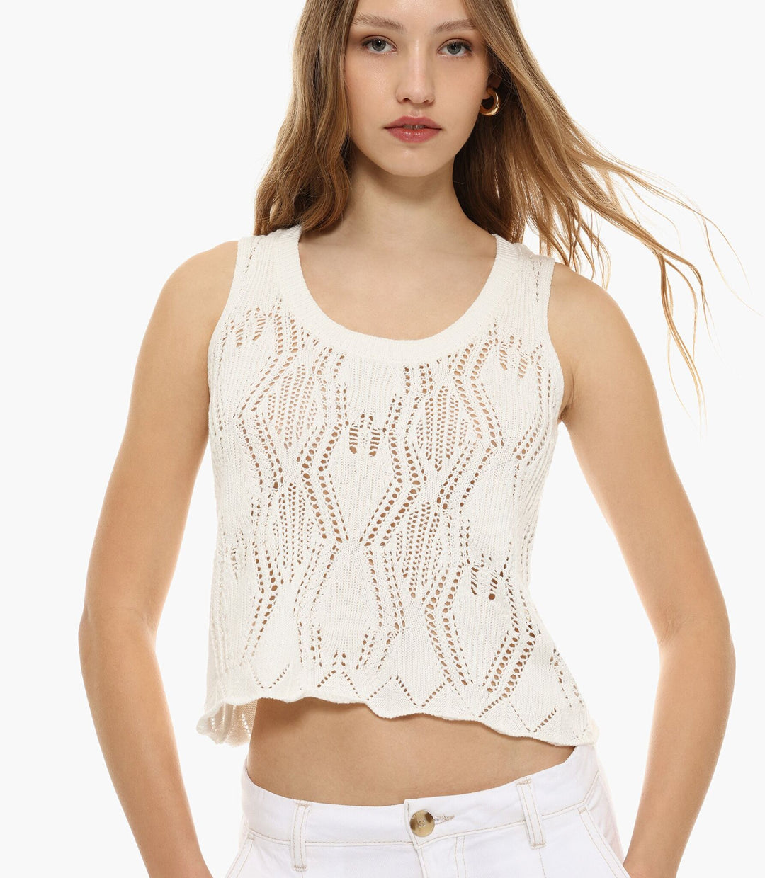 Moudda Lefties - Top Dentelle - Blanc - Tunisie 5