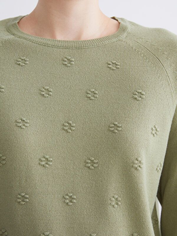 Moudda LC Waikiki - Pull tricot moyen Femme Vert pâle - Tunisie 3