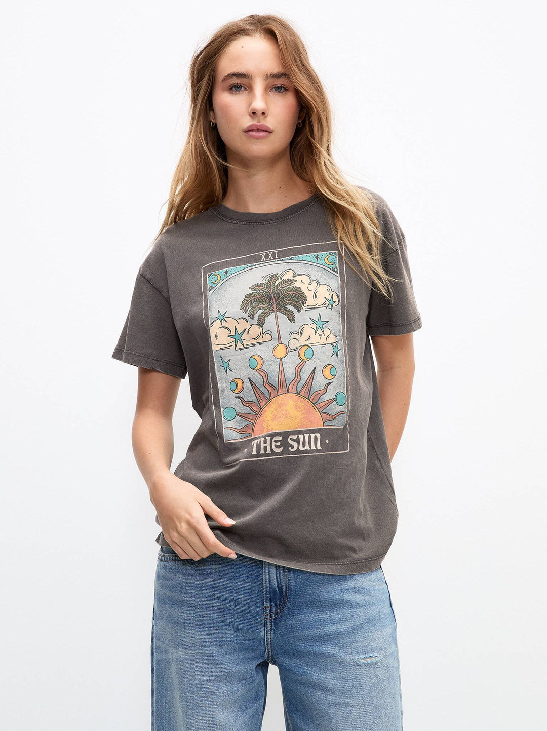 Moudda PULL & BEAR - Body Graphique Carte Tarot - Tunisie 8