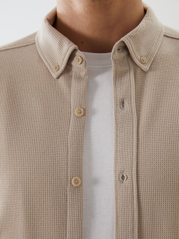 Moudda LC Waikiki - Chemise tissée à manches longues pour Hommes - Tunisie 3