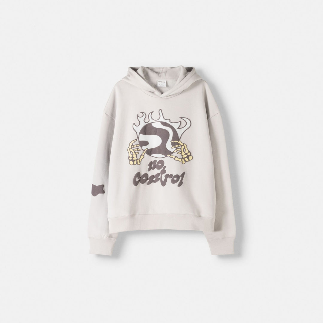 Moudda BERSHKA - Sweat Capuche Oversize - Imprimé Puff - Tunisie 1