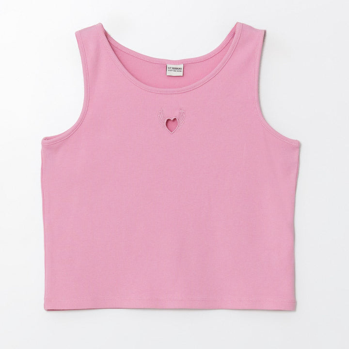 Moudda LC Waikiki - T-shirt jersey athlète Fille Lilas rose - Tunisie 1