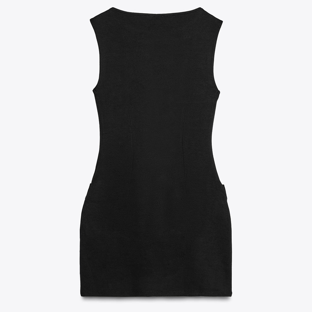 Moudda ZARA - Robe - Manches Courtes, Col Rond & Ceinture - Tunisie 2