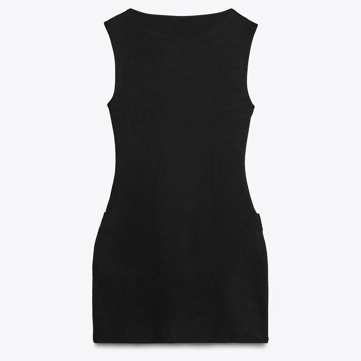 Moudda ZARA - Robe - Manches Courtes, Col Rond & Ceinture - Tunisie 2