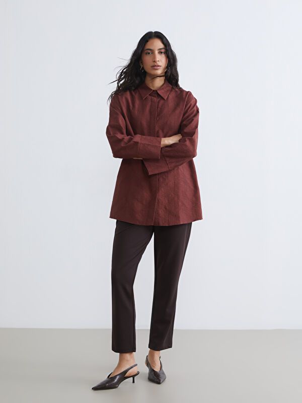 Moudda LC Waikiki - Tunique manches longues en tissu pour Femme - Tunisie 2
