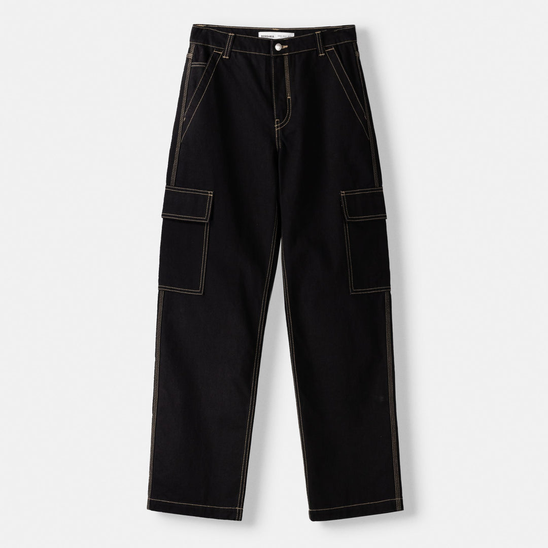 Moudda BERSHKA - Jean droit cargo - Tunisie 1