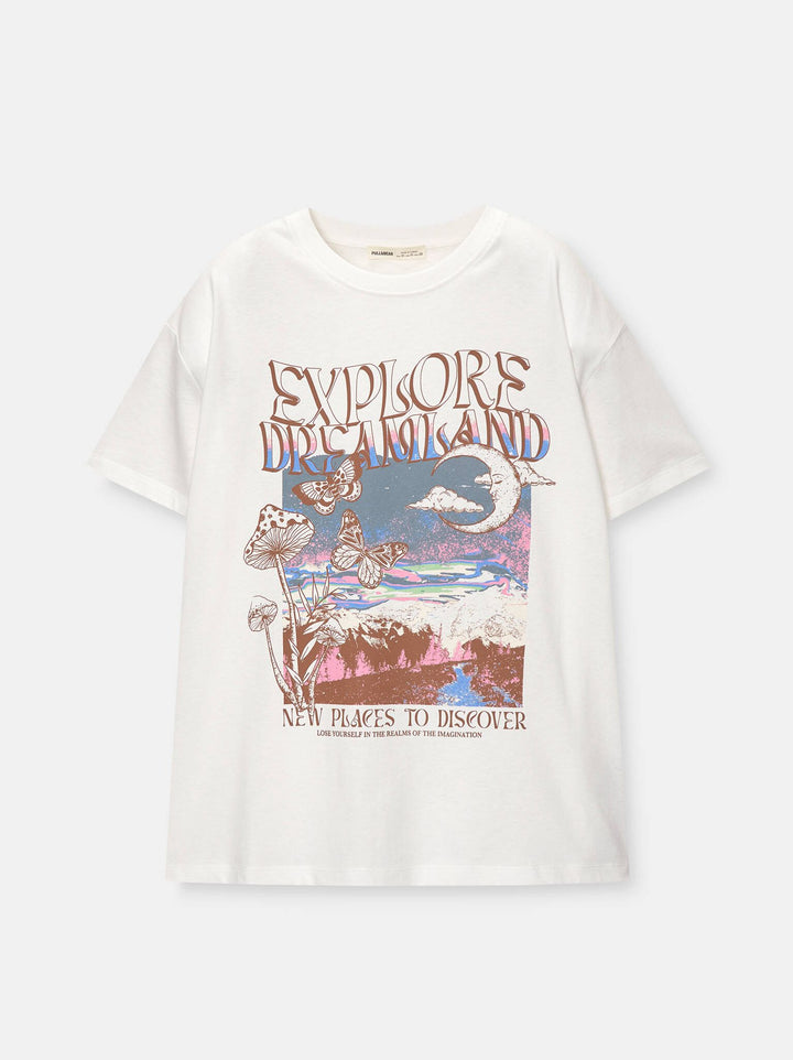 Moudda PULL & BEAR - Body Graphique Ésotériques Montagnes - Tunisie 6
