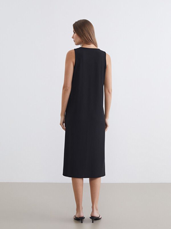 Moudda LC Waikiki - Robe maternité en jersey manches courtes pour Femme couleur Noir - Tunisie 5