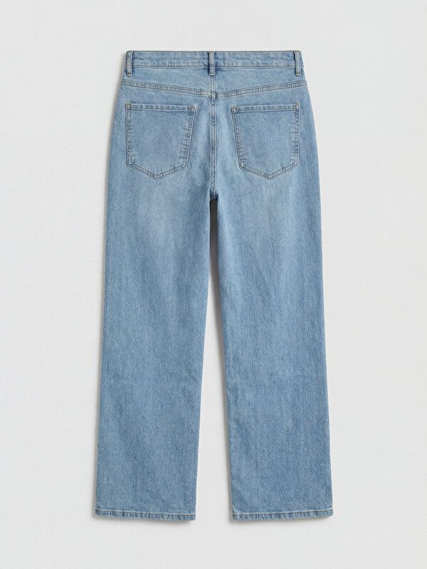 Moudda LC Waikiki - Jean basique en denim pour Femme couleur Bleu indigo clair rodé - Tunisie 2