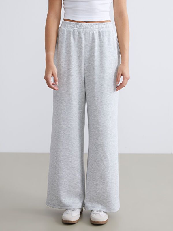 Moudda LC Waikiki - Pantalon en jersey Femme Mélange gris clair - Tunisie 2