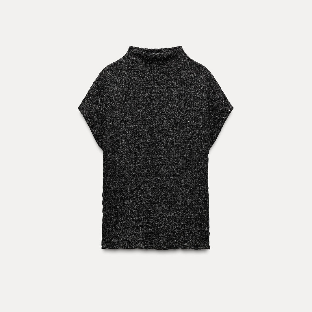 Moudda ZARA - Top Texturé Lurex - Tunisie 2