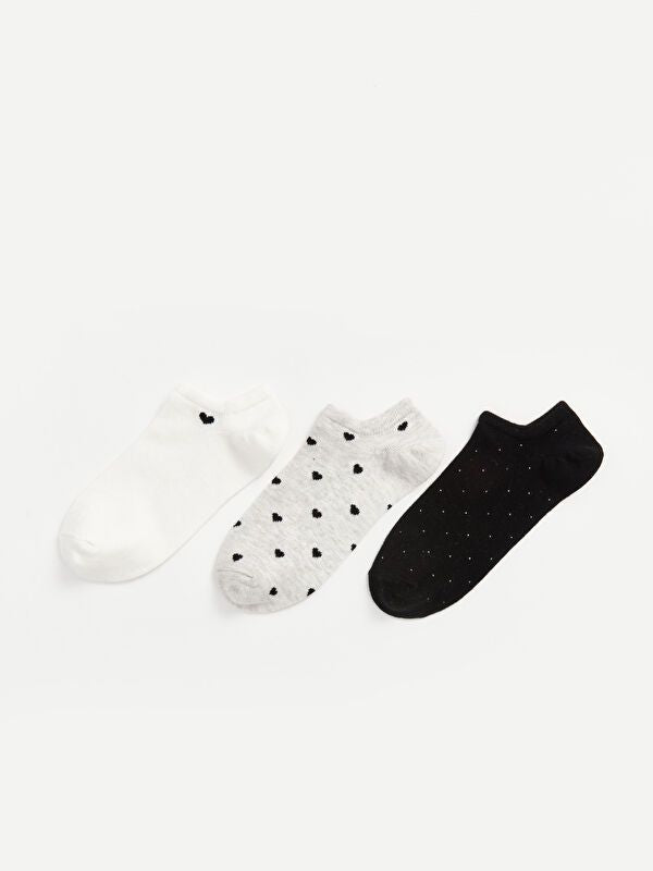 Moudda LC Waikiki - Chaussettes sneakers Femme Ecru - Tunisie 1