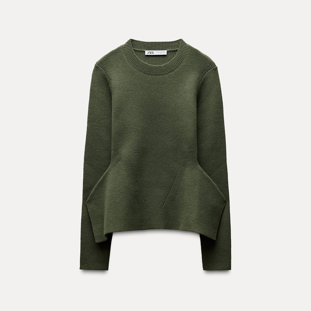 Moudda ZARA - Pull boxy, détail péplum - Tunisie 1