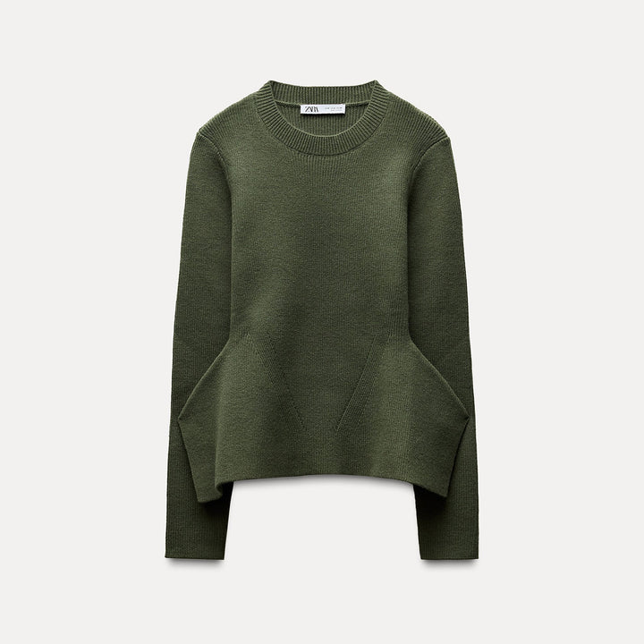 Moudda ZARA - Pull boxy, détail péplum - Tunisie 1